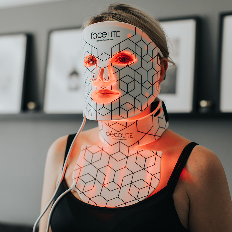 LED Décolletage and Neck Mask | Anti-Aging red